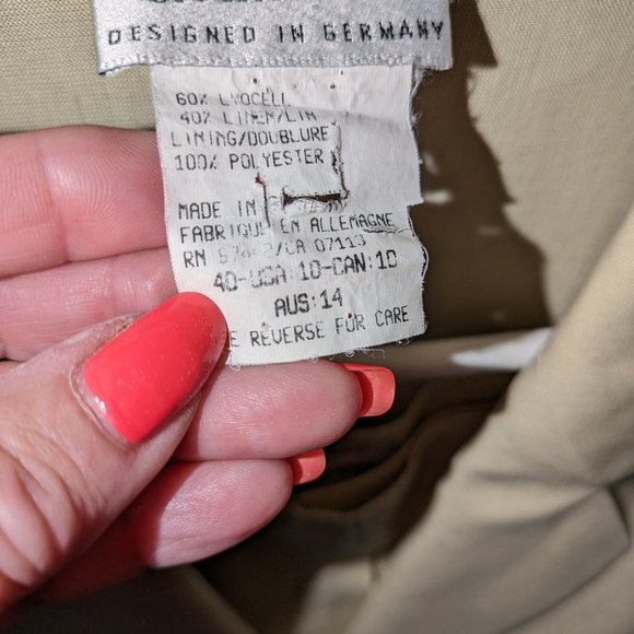 Steilmann 2 piece skirt suit size 10 light green - Picture 4 of 6